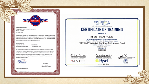 Quality certification
